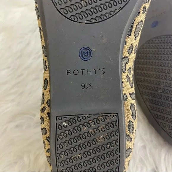 Rothy's Leopard Print Loafers Shoes Size 9.5 - Picture 5 of 7